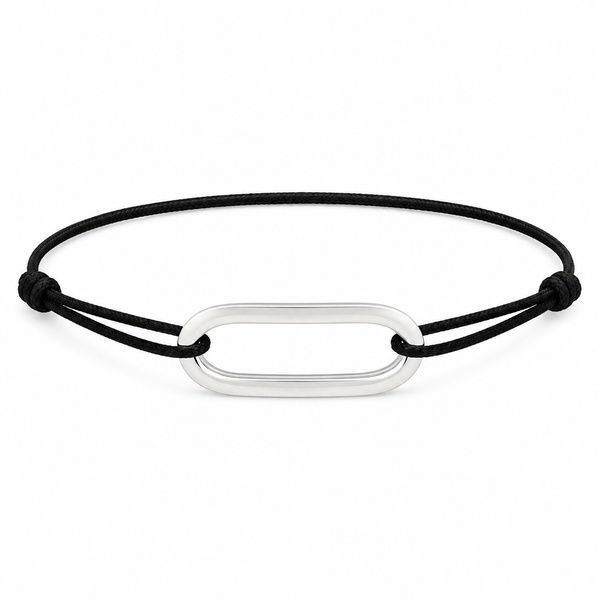 Bracelet Cordon Jules en argent massif