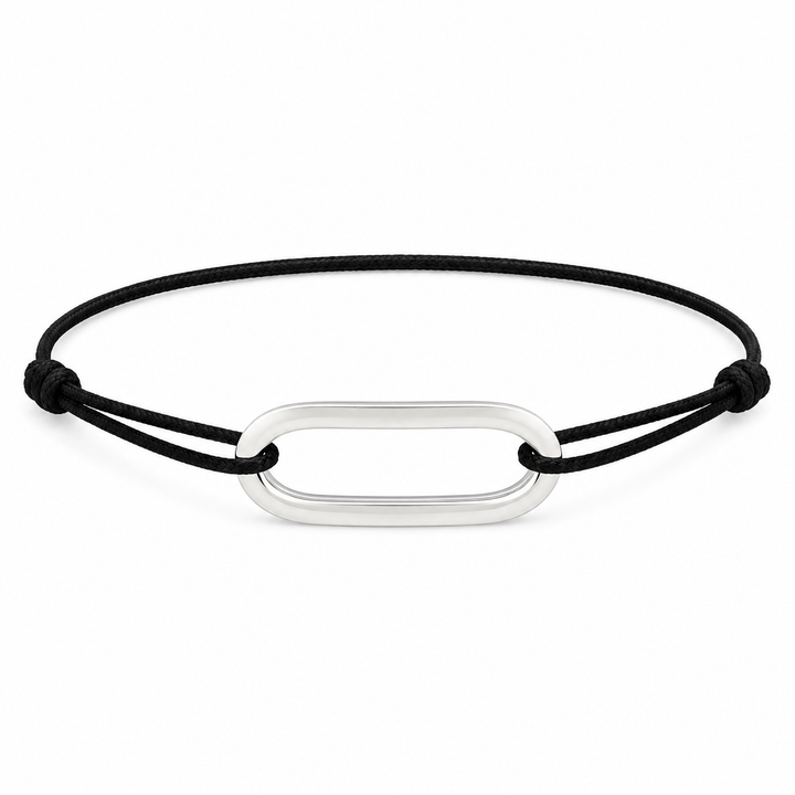 Bracelet Cordon Jules en argent massif