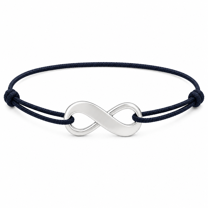 Bracelet Cordon Pour Toujours en argent massif