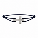 Bracelet Cordon croix Gabriel en argent massif