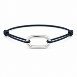 Bracelet Cordon Jules en argent massif — version courte