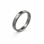 Alliance en titane minimaliste – Bague homme et femme (collection Oui) Adrien Moniquet