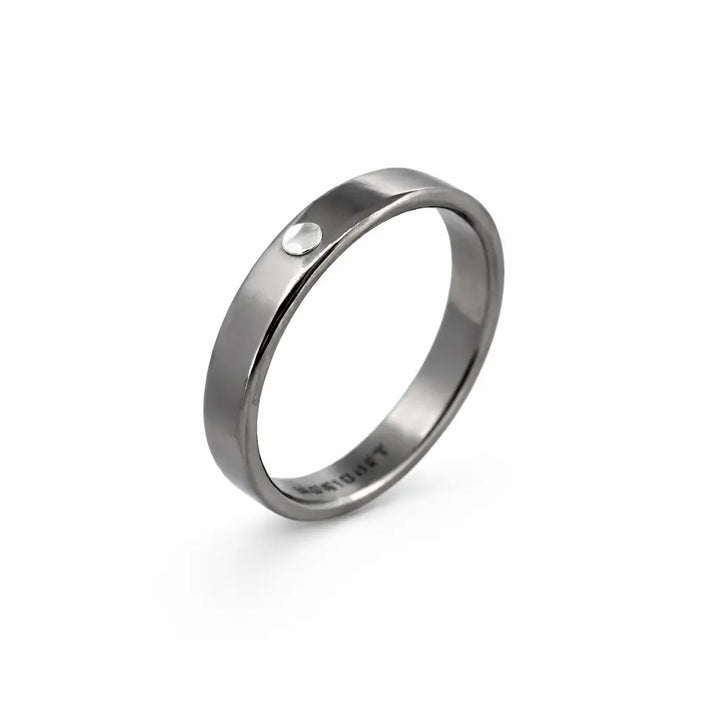 Alliance en titane minimaliste – Bague homme et femme (collection Oui) Adrien Moniquet