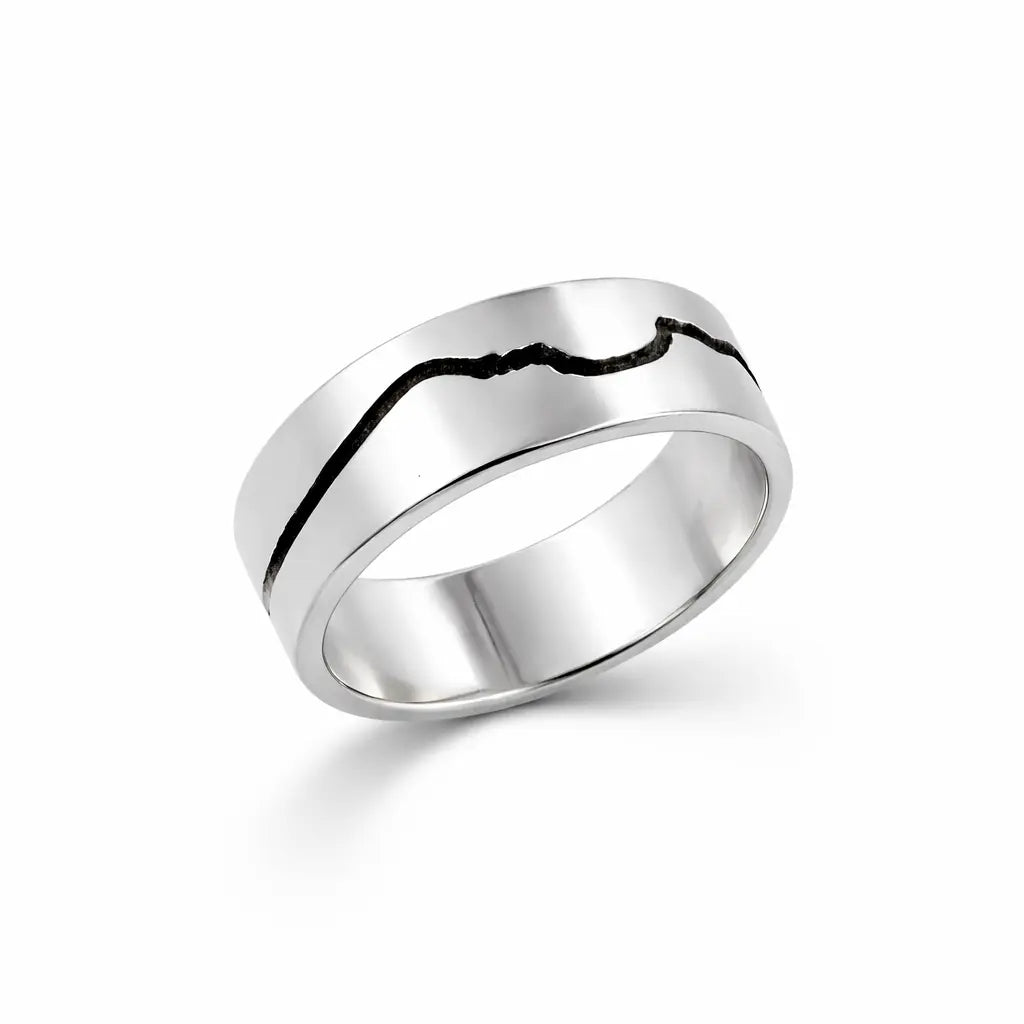 Bague Alpilles en argent Adrien Moniquet