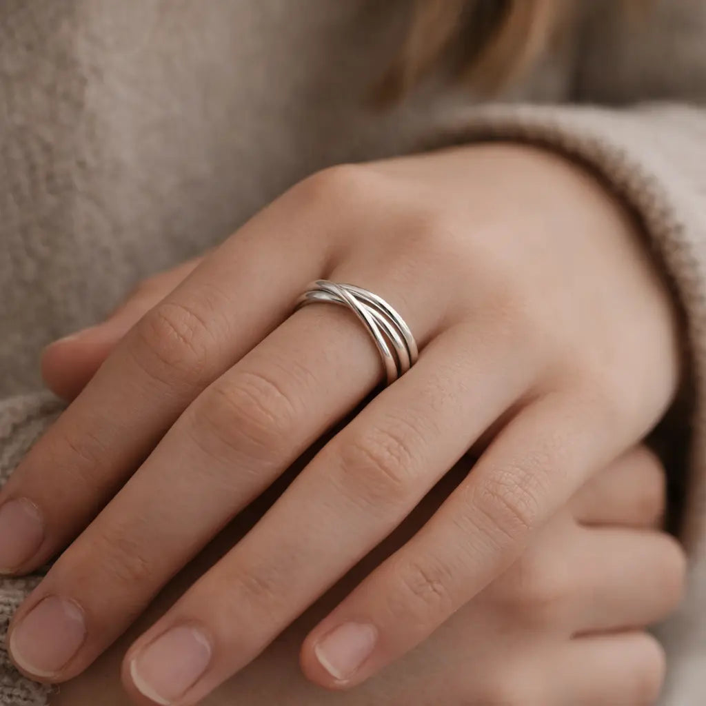 Bague Charlotte en argent Adrien Moniquet