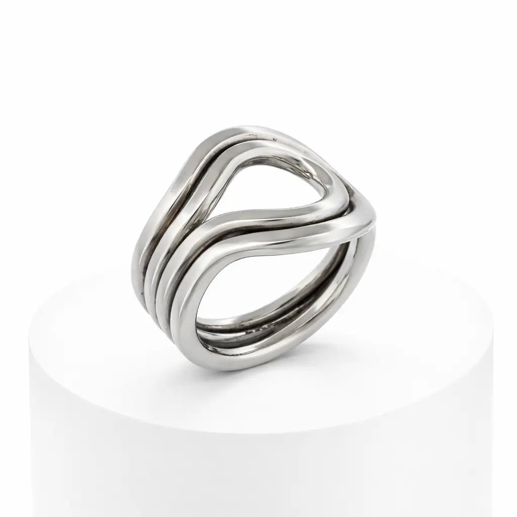 Bague Clarus en argent Adrien Moniquet