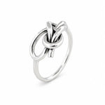 Bague Fine Nœud de Chaise en Argent Massif Adrien Moniquet