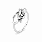 Bague Fine Nœud de Chaise en Argent Massif Adrien Moniquet