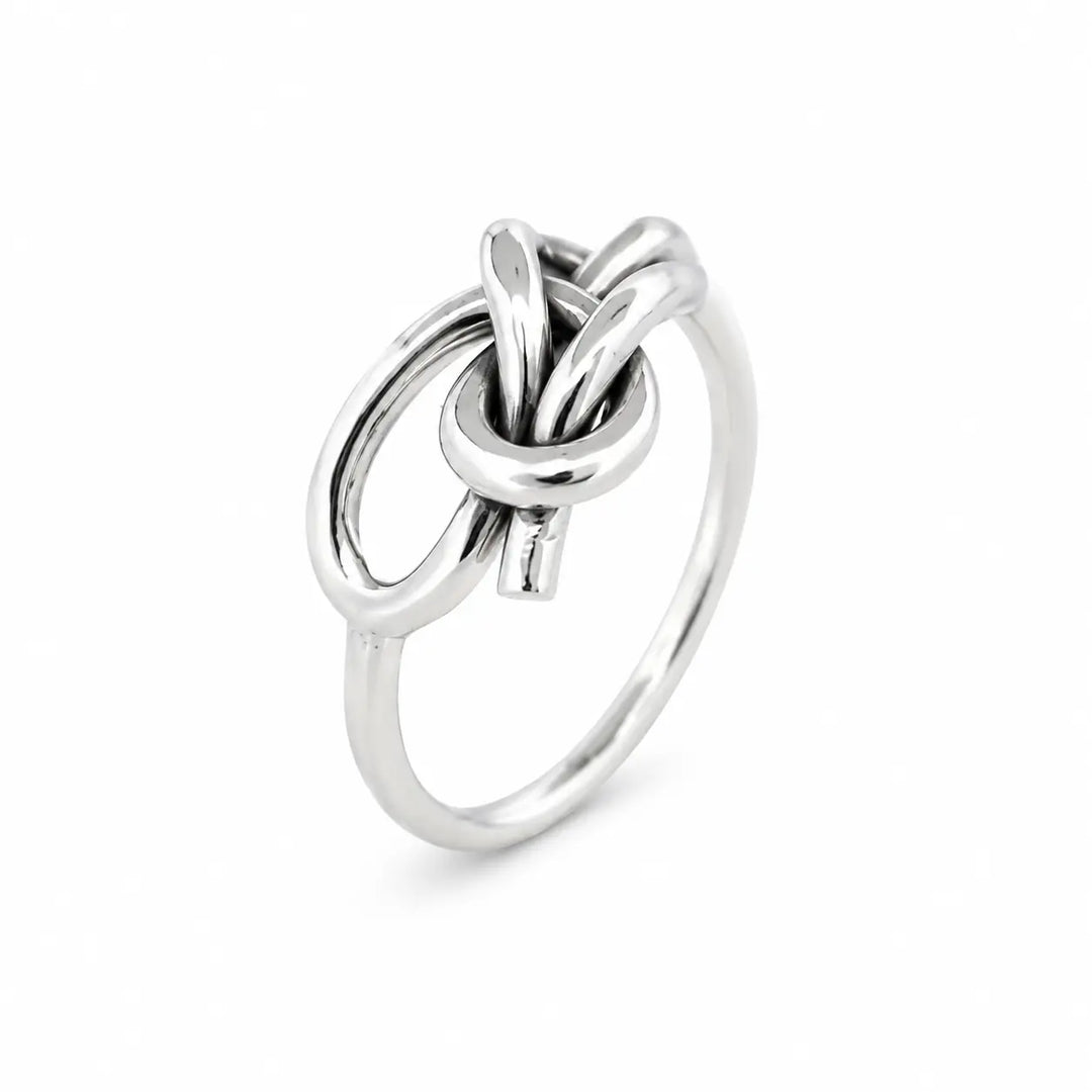 Bague Fine Nœud de Chaise en Argent Massif Adrien Moniquet