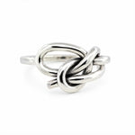 Bague Fine Nœud de Chaise en Argent Massif Adrien Moniquet