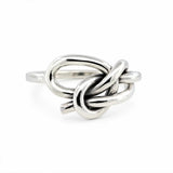 Bague Fine Nœud de Chaise en Argent Massif Adrien Moniquet
