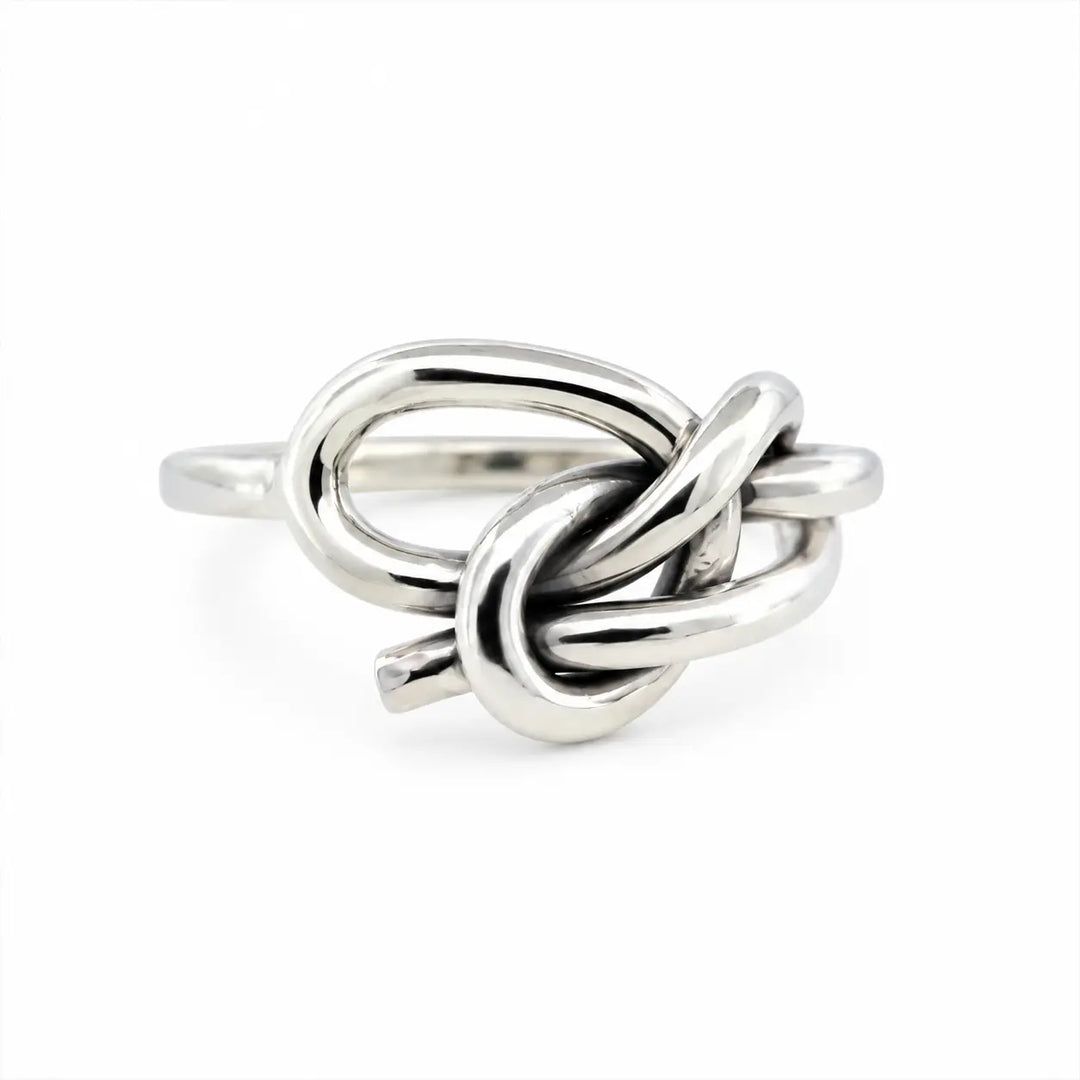 Bague Fine Nœud de Chaise en Argent Massif Adrien Moniquet