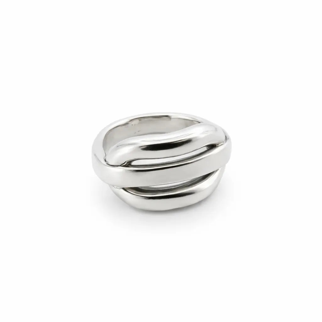 Bague Flore en argent Adrien Moniquet