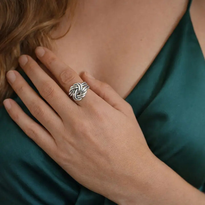Bague Justine en argent Adrien Moniquet