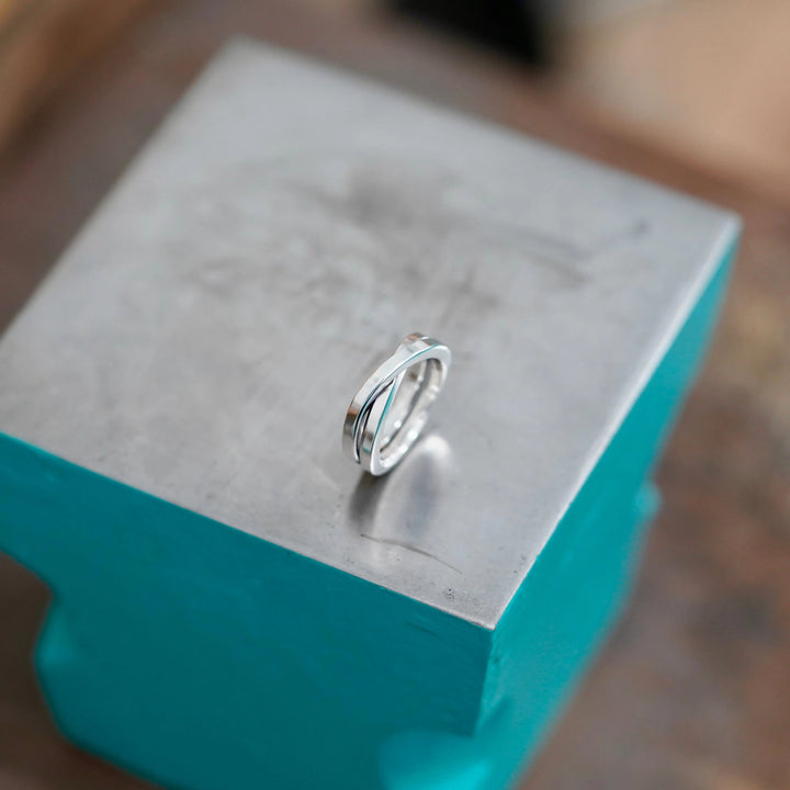 Bague Pierre Argent Adrien Moniquet