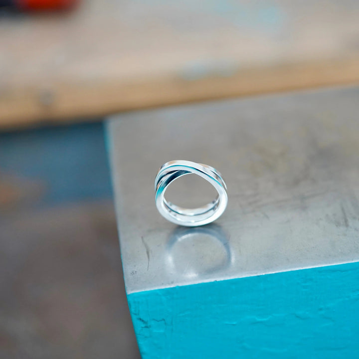 Bague Pierre Argent Adrien Moniquet