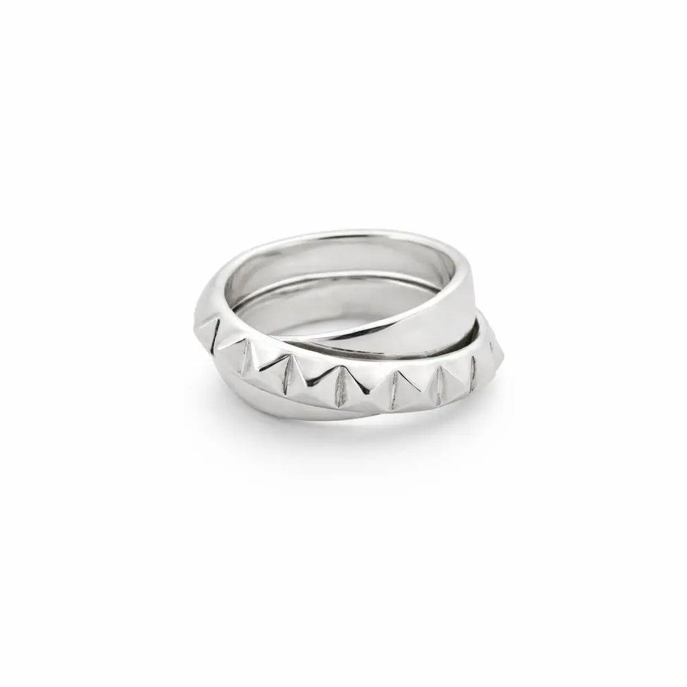 Bague Rock en argent Adrien Moniquet