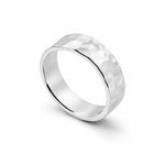 Bague Rodrigue en argent martelé Adrien Moniquet