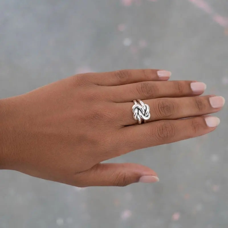 Bague Toi & Moi en argent Adrien Moniquet