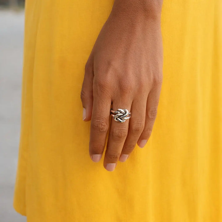 Bague Toi & Moi en argent Adrien Moniquet
