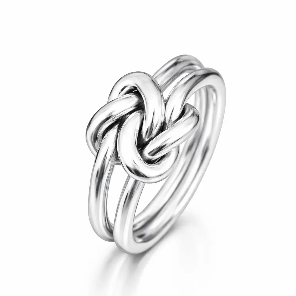 Bague Toi & Moi en argent-version fine Adrien Moniquet