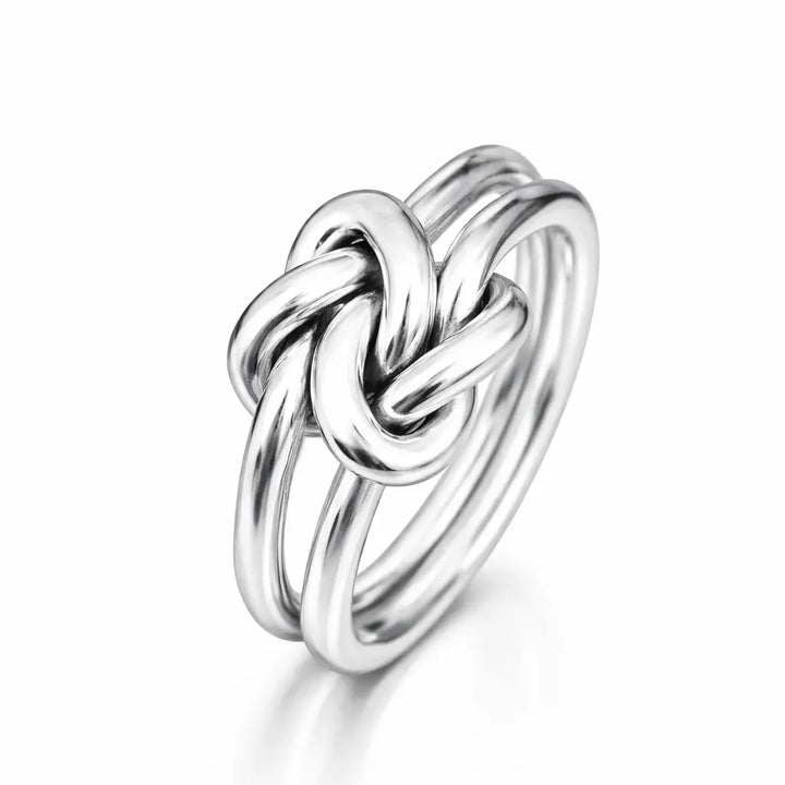 Bague Toi & Moi en argent-version fine Adrien Moniquet