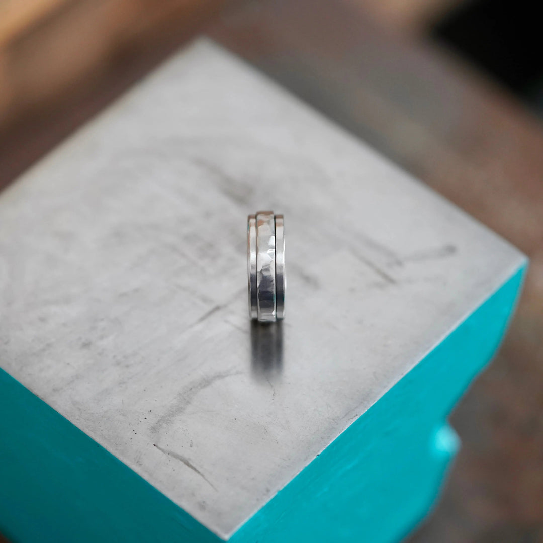 Bague Tournante Atlas Titane Adrien Moniquet