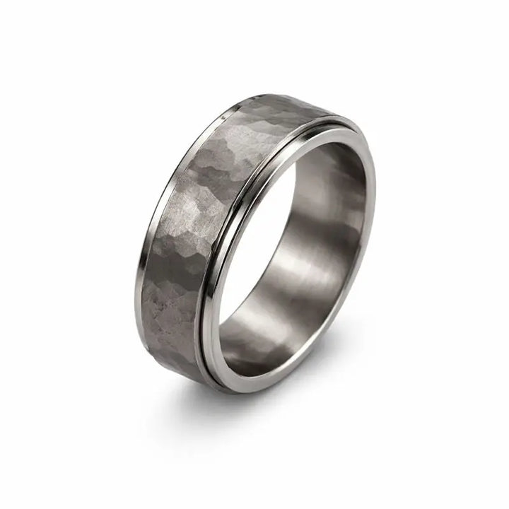 Bague Tournante Atlas en Titane Adrien Moniquet