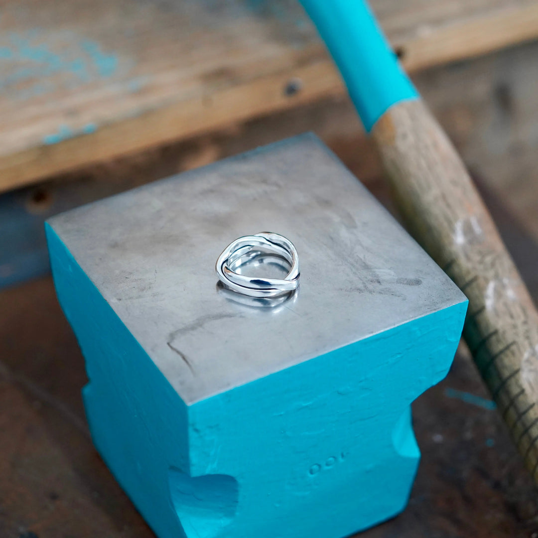 Bague Trinity Argent Adrien Moniquet
