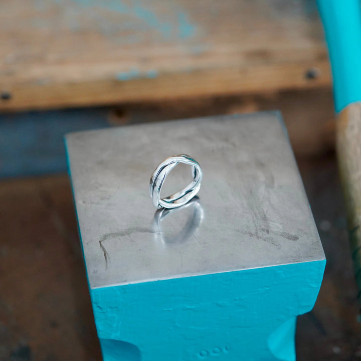 Bague Trinity Argent Adrien Moniquet