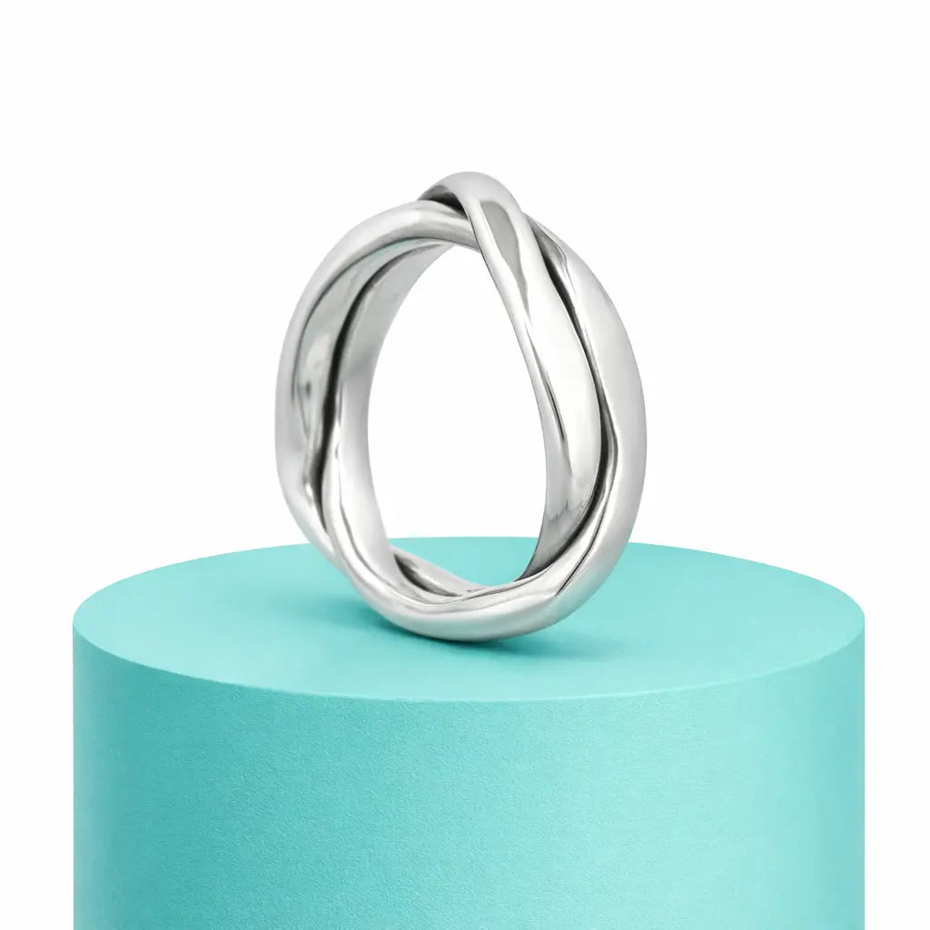 Bague Trinity en argent Adrien Moniquet