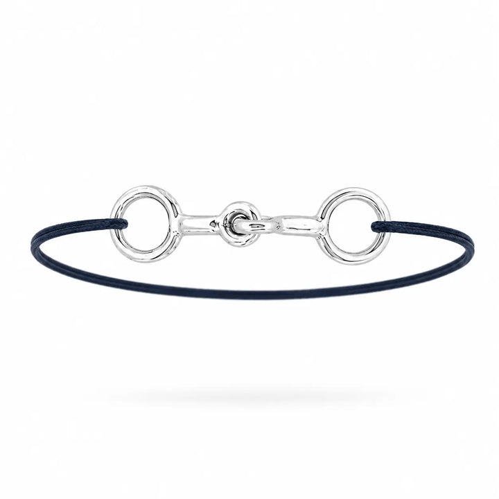 Bracelet Cordon Mors de Cheval en Argent Massif Adrien Moniquet