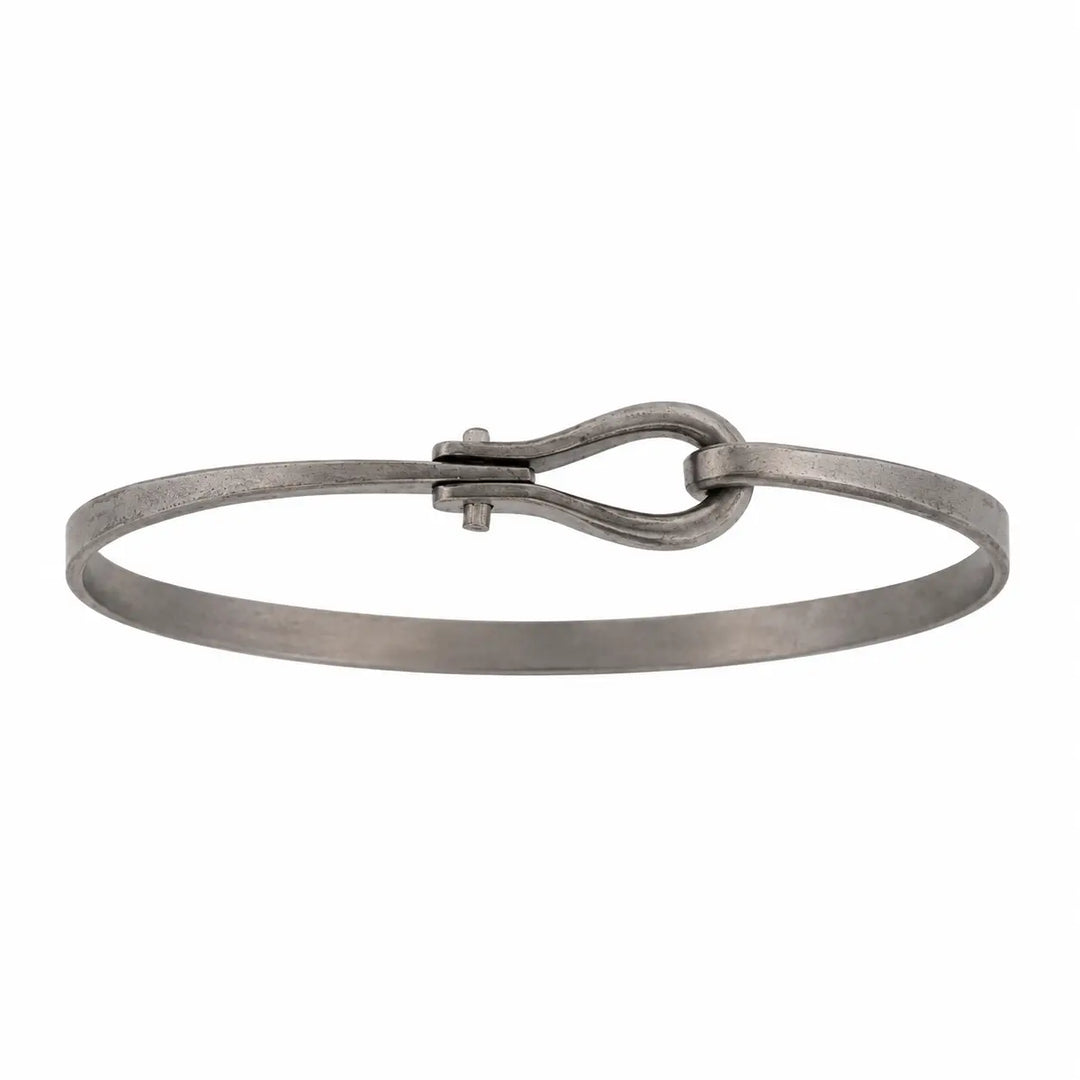 Bracelet Franck en Titane Forgé à Froid – Fermoir Mobile Riveté Adrien Moniquet