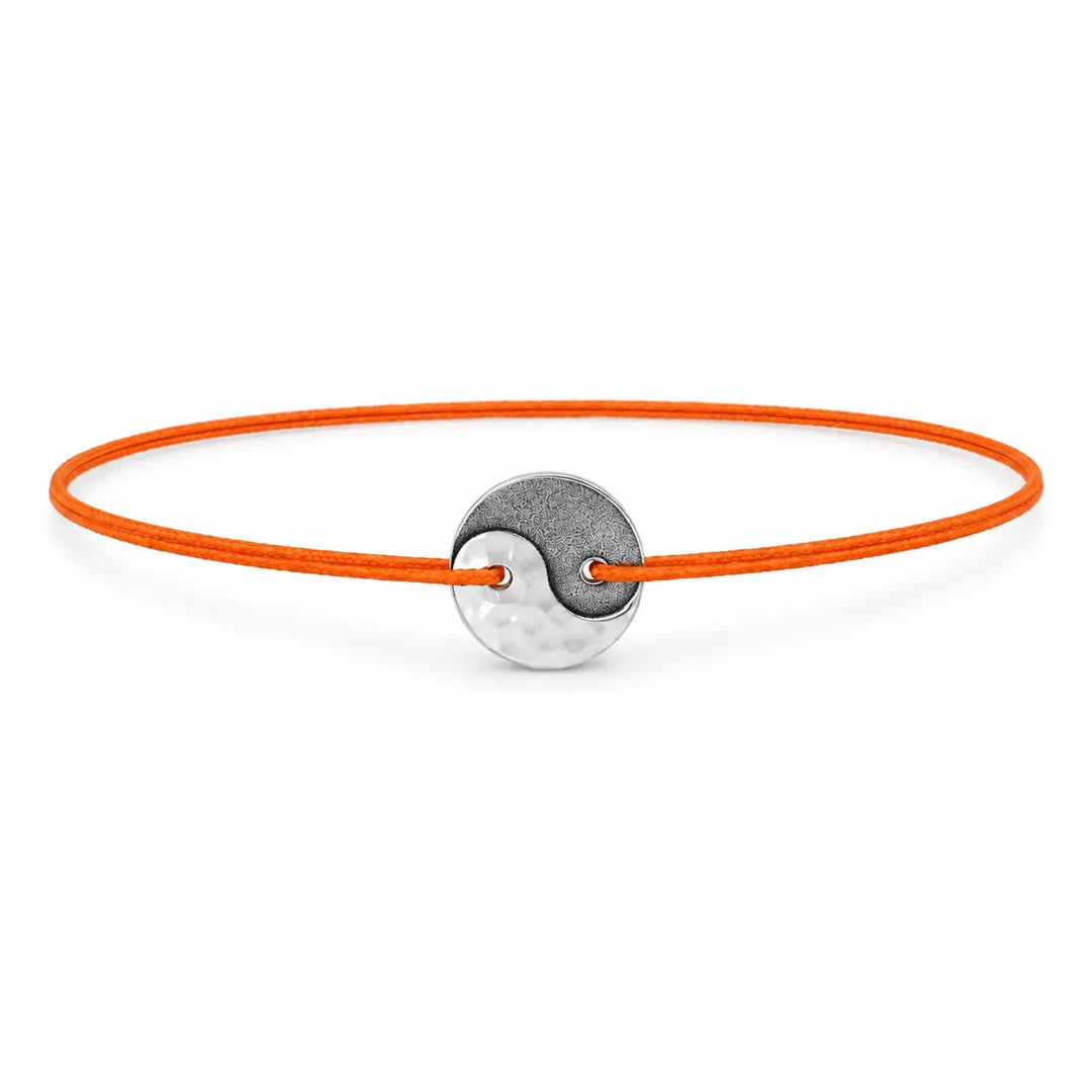 Cordon Yin et yang en argent Adrien Moniquet