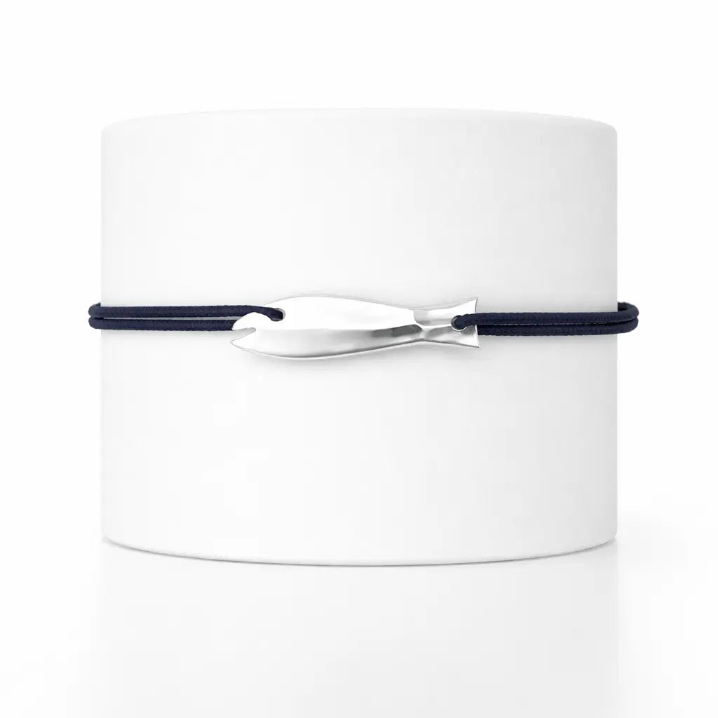 Cordon poisson en argent Adrien Moniquet