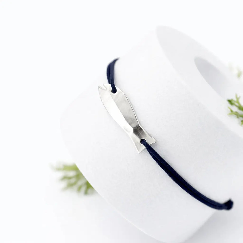 Cordon poisson en argent Adrien Moniquet