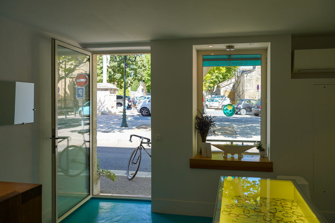 L'intérieur de la boutique Adrien Moniquet
