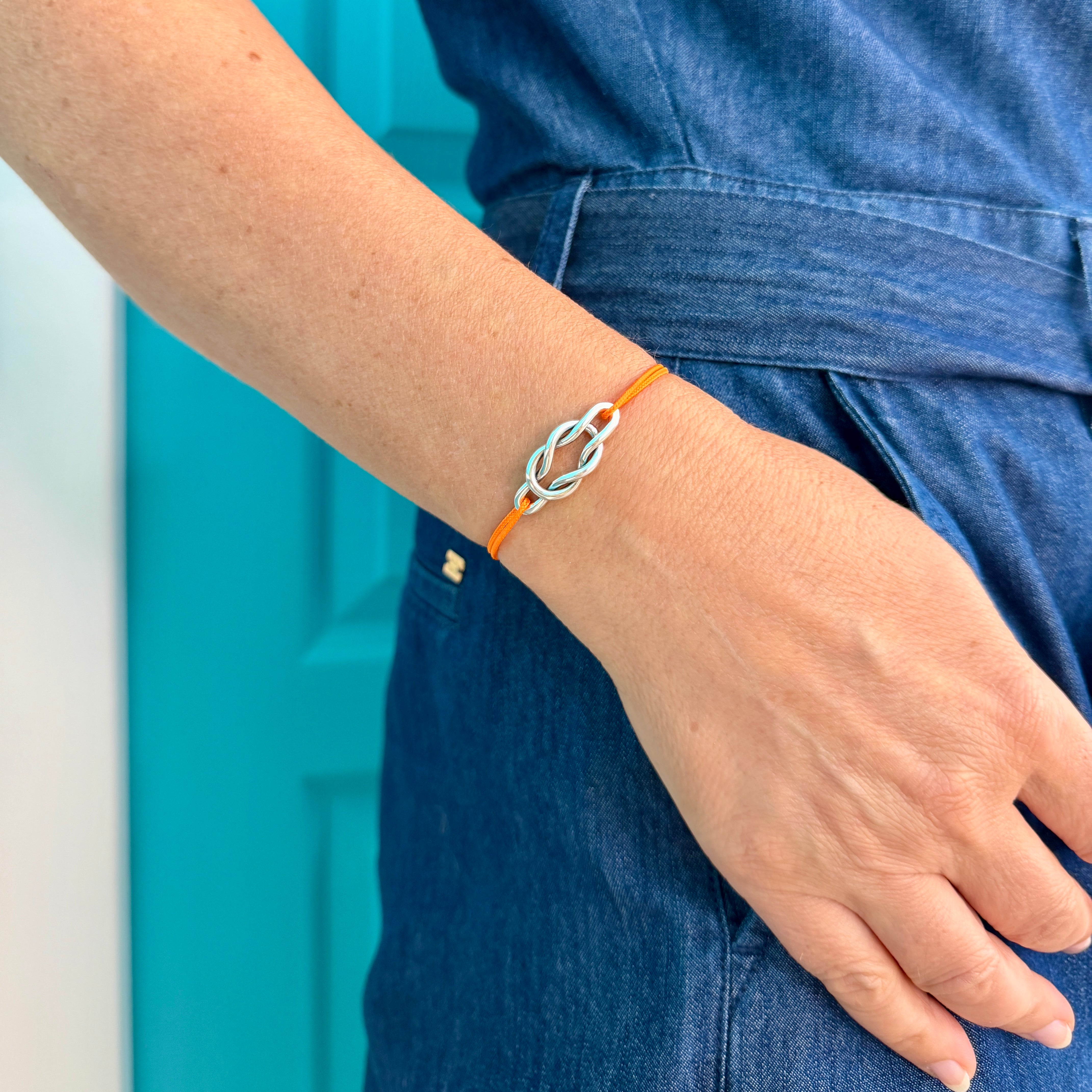 Bracelet Cordon Sophie en argent massif