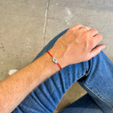 Bracelet Cordon Alouette en argent massif