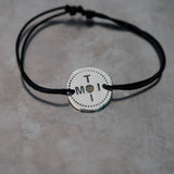 Bracelet Cordon de l'Amour en argent massif
