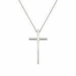 Pendentif Croix Minimaliste en Argent - Paul Adrien Moniquet