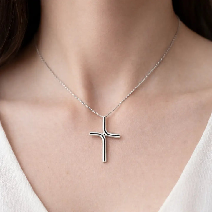 Pendentif Croix Robert en argent Adrien Moniquet