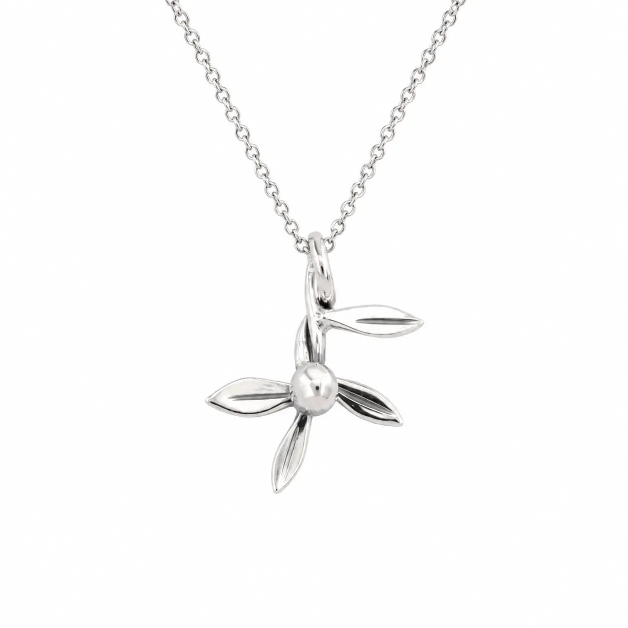 Pendentif branche d’olivier en argent Adrien Moniquet