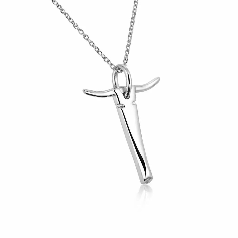 Pendentif taureau en argent Adrien Moniquet