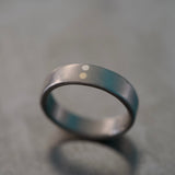 Alliance Promesse — titane brossé, or 9 carats et argent