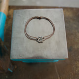 Bracelet Cordon Toi & Moi en titane