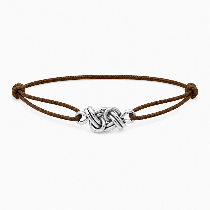Bracelet Cordon Alouette en argent massif