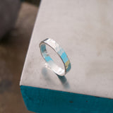 Bague Chimène en argent martelé