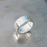 Bague Corneille en Argent martelé