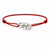 Bracelet Cordon de l'Amitié en argent massif